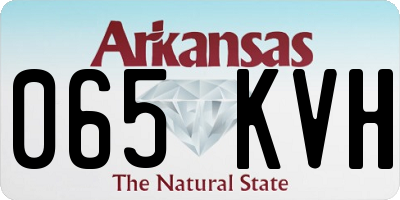 AR license plate 065KVH