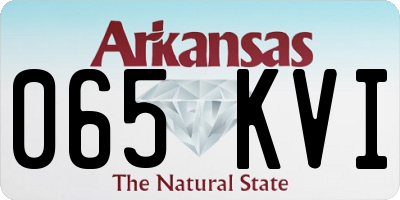 AR license plate 065KVI