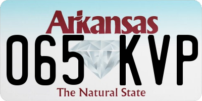 AR license plate 065KVP