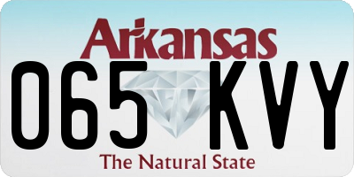 AR license plate 065KVY