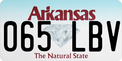 AR license plate 065LBV