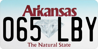 AR license plate 065LBY