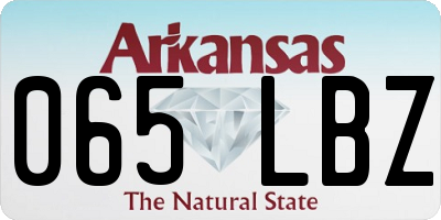 AR license plate 065LBZ