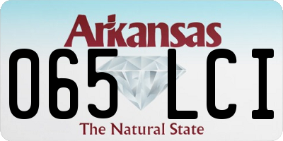AR license plate 065LCI