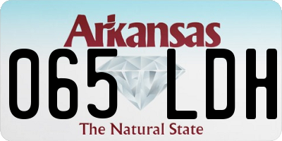 AR license plate 065LDH