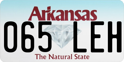 AR license plate 065LEH