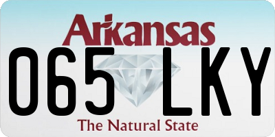 AR license plate 065LKY