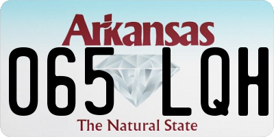 AR license plate 065LQH