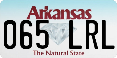 AR license plate 065LRL