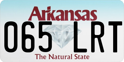 AR license plate 065LRT
