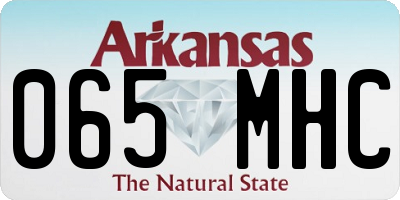 AR license plate 065MHC