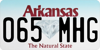 AR license plate 065MHG