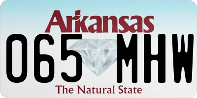 AR license plate 065MHW