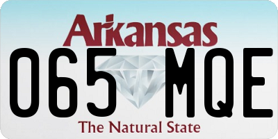 AR license plate 065MQE