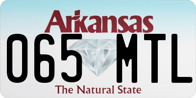 AR license plate 065MTL