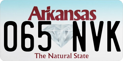 AR license plate 065NVK