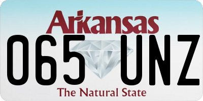 AR license plate 065UNZ