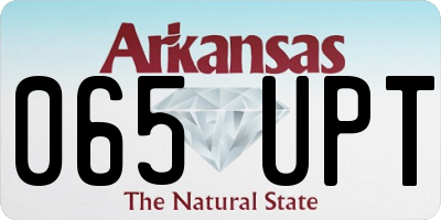 AR license plate 065UPT