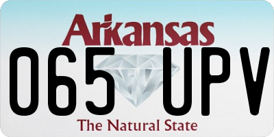 AR license plate 065UPV