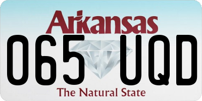 AR license plate 065UQD