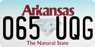 AR license plate 065UQG
