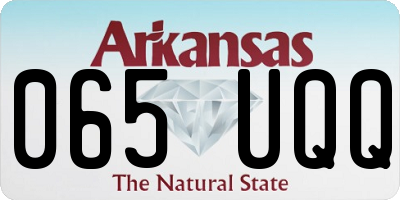 AR license plate 065UQQ