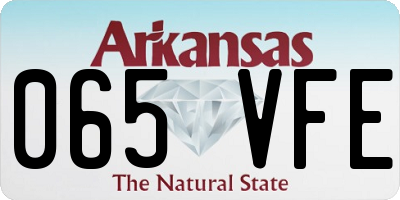 AR license plate 065VFE