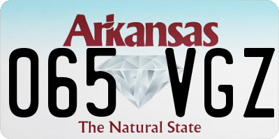 AR license plate 065VGZ