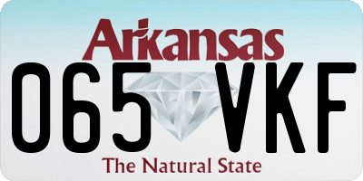 AR license plate 065VKF