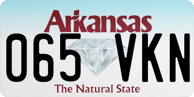 AR license plate 065VKN