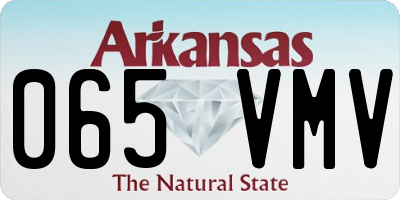 AR license plate 065VMV