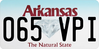 AR license plate 065VPI