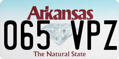 AR license plate 065VPZ