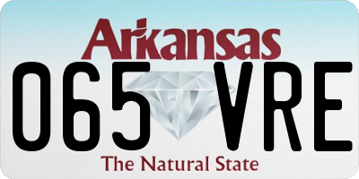 AR license plate 065VRE