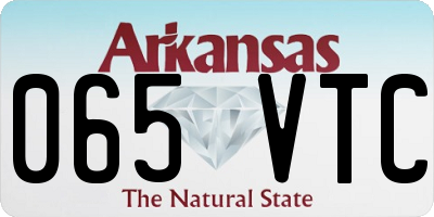 AR license plate 065VTC