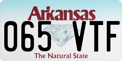 AR license plate 065VTF