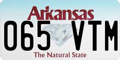 AR license plate 065VTM