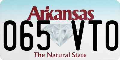 AR license plate 065VTO