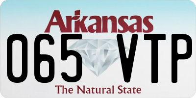 AR license plate 065VTP