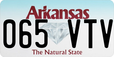 AR license plate 065VTV