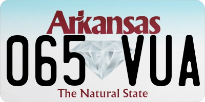 AR license plate 065VUA