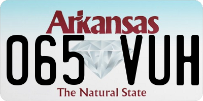 AR license plate 065VUH
