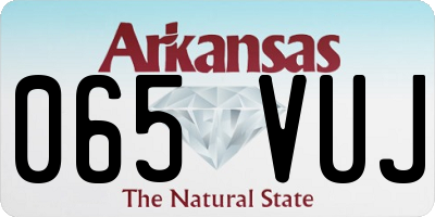 AR license plate 065VUJ