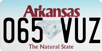 AR license plate 065VUZ