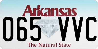 AR license plate 065VVC