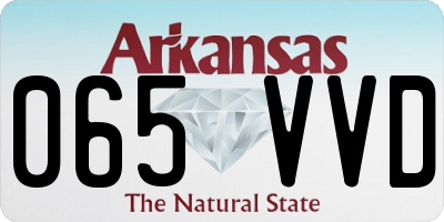 AR license plate 065VVD
