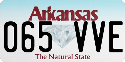 AR license plate 065VVE