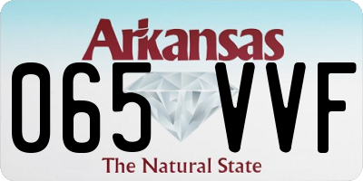 AR license plate 065VVF