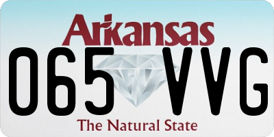 AR license plate 065VVG