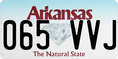 AR license plate 065VVJ